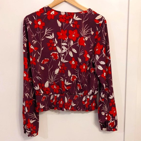 Guess Flower Flowy Blouse - Picture 3 of 5